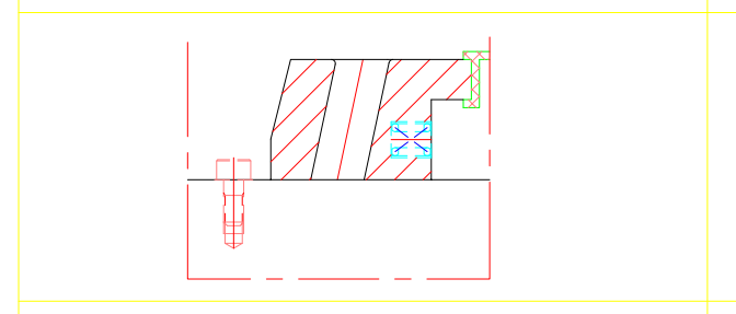 利用弹簧螺钉限位