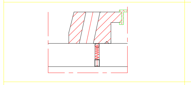 利用弹簧钢球限位