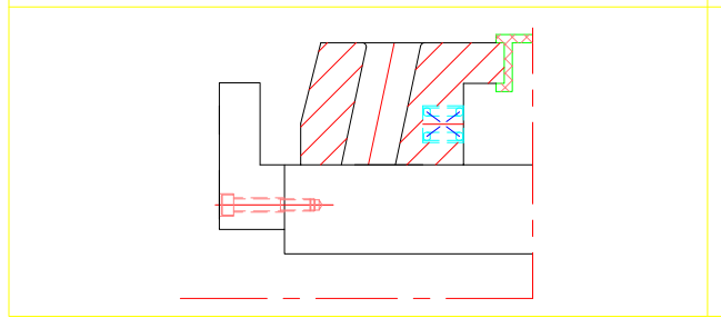 利用弹簧挡板限位