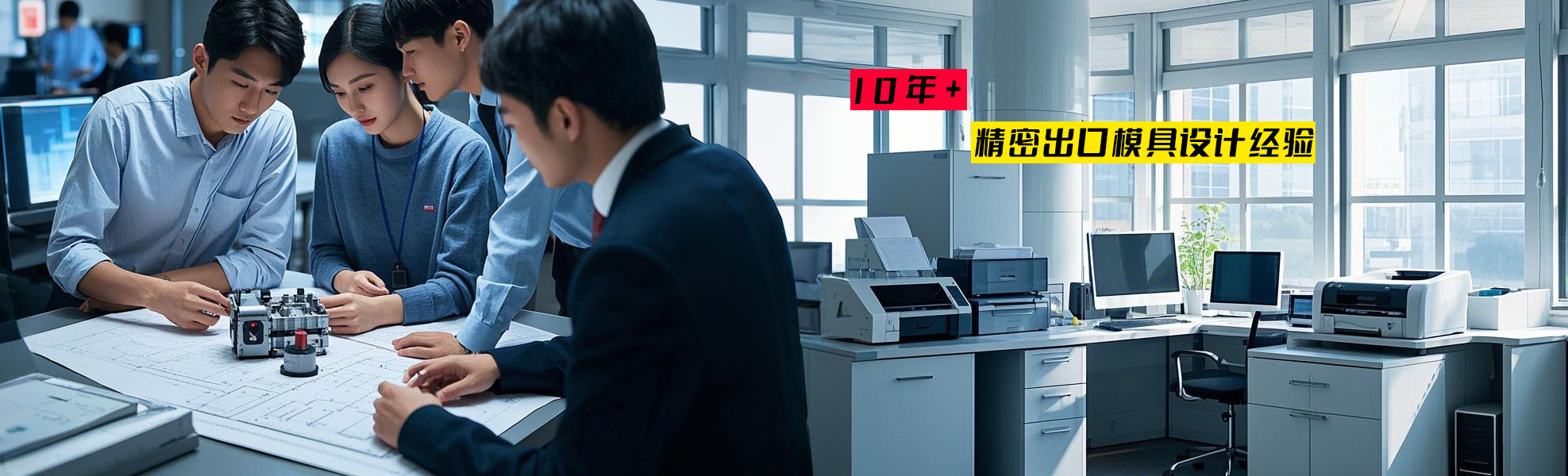 10年以上精密出口模具设计经验