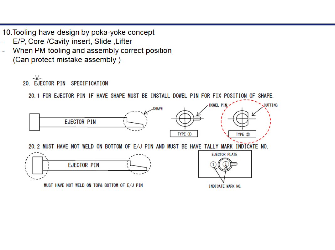 模具顶针定位方式