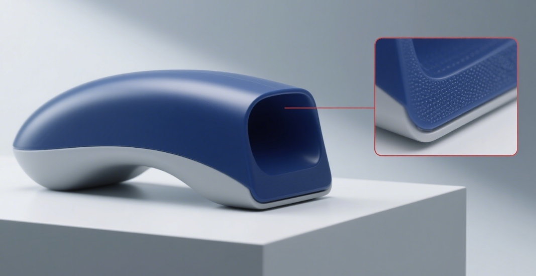 双色注塑成型产品示例,展示双色结合精细效果